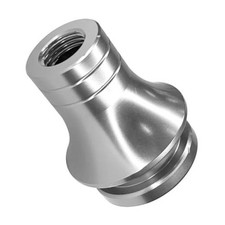 M12x1.25 Shift Knob Boot Adapter Retainer, Metal Car Gear Shifter Knob Silver