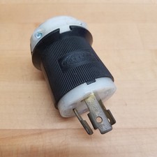 Hubbell HBL2621 Twist-Lock  Male Insulgrip  Plug, 30A 250V AC, 2-Pole 3-Wire