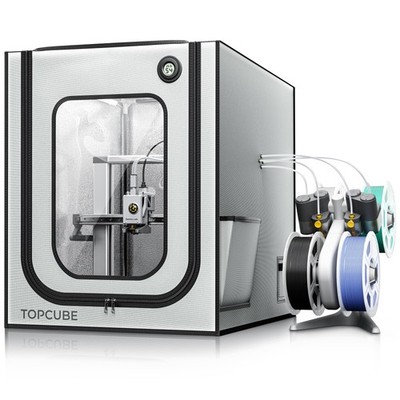 TOPCUBE 3D Printer Enclosure for Bambu Lab A1, Large Size For Grey 