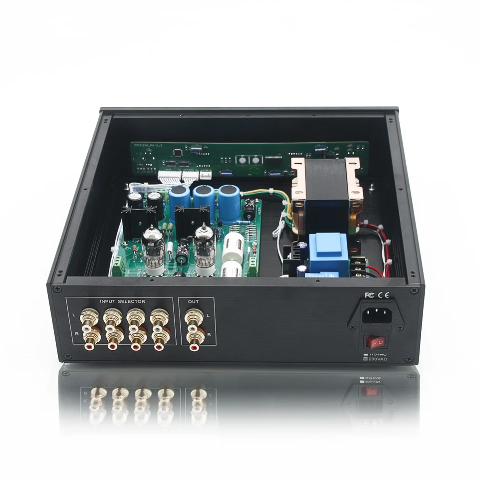 HiFi Upgraded Remote Tube Stereo Audio Preamplifier Base On Conrad-Johnson PV12 - Image 2 of 4