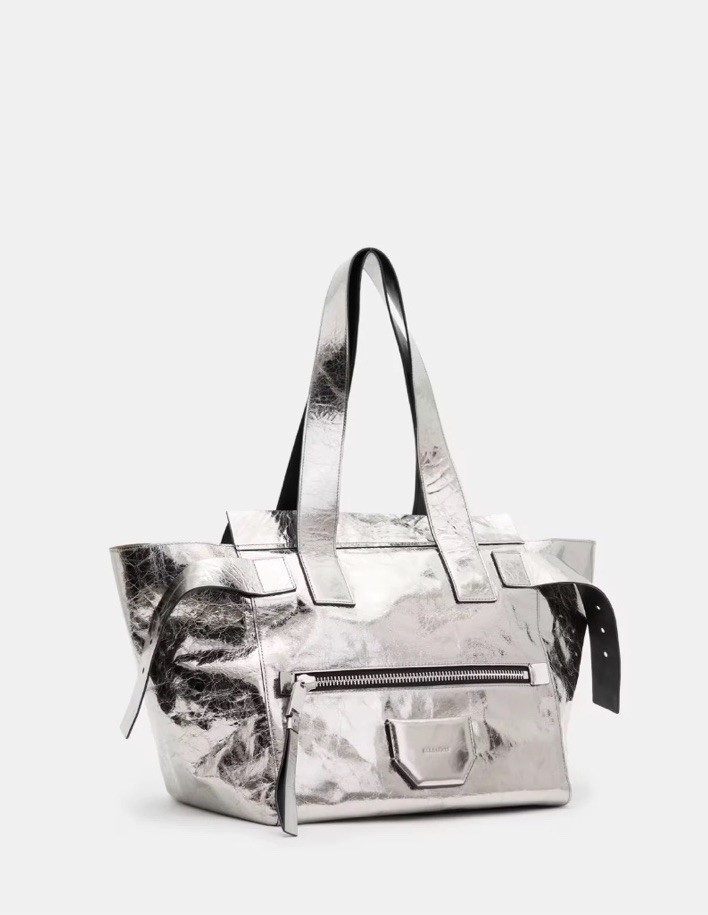 All Saints Women's Perez Leather Shoulder Tote Bag - New NWT | eBay