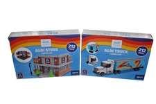  ALDI Play Bricks Store And Truck Set Of 2 Building Lego NIB 2025