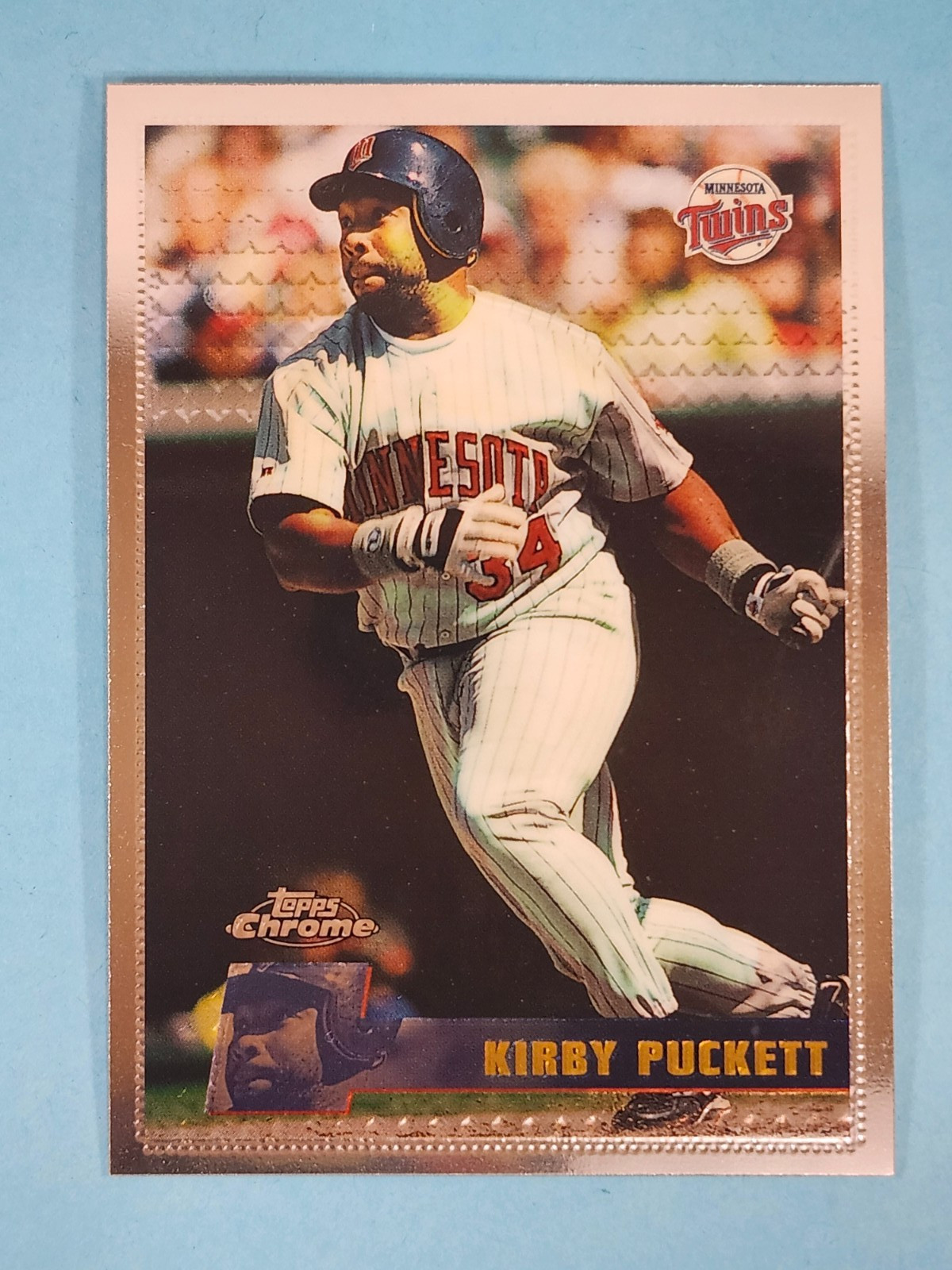 1996 Topps Chrome Kirby Puckett Minnesota Twins #19 ⚾