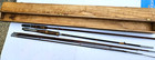 2 Antique circa 1950s  wood fishing rod marked Sport King Montgomery Wards Box — photo 1
