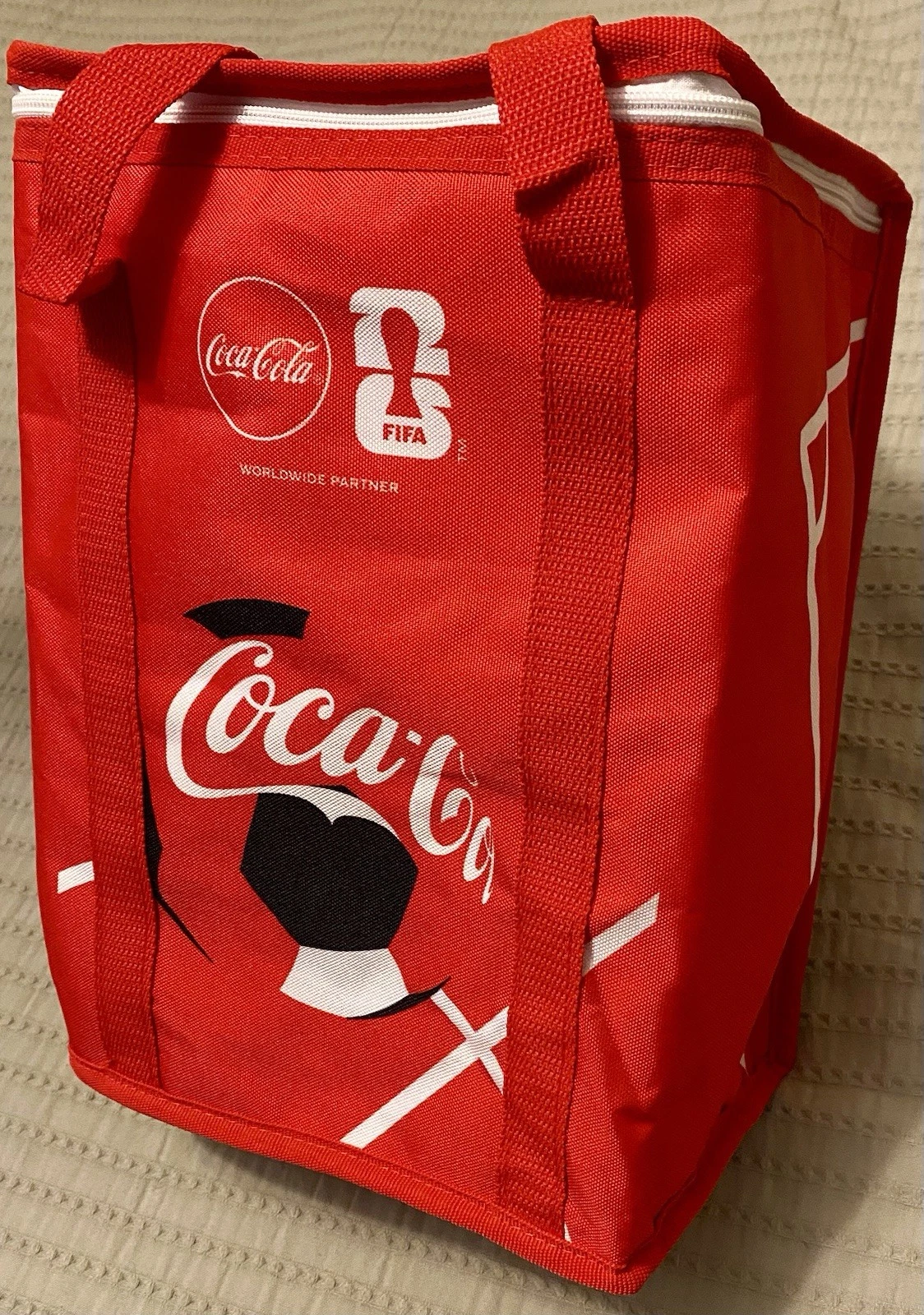 Coca-Cola 2026 FIFA World Cup Cooler Bag (9.5”x7.5”x13.5”) - New