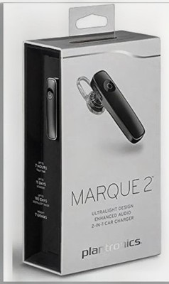 Plantronics Marque 2 Wireless Headset Ultralight M165 Bluetooth Black NEW Sealed