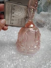 Fenton Art Glass Bell Pink Opalescent Iridescent Lily of the Valley Vintage