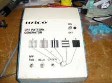 WICO Color Pattern CRT Generator Powers On, T...