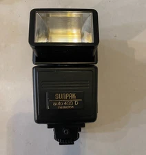 SUNPAK Auto 433D Flash Konica Minolta Sony w/Adapters Other Cameras Digital