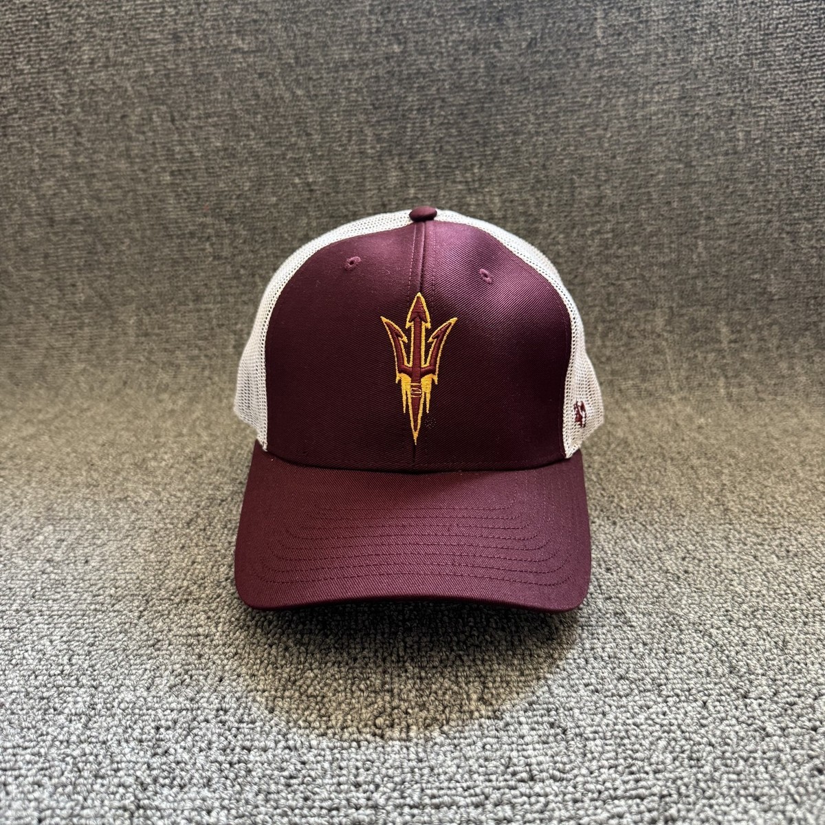 '47 Brand Arizona State Sun Devils Trucker Snapback Maroon White OSFA Hat