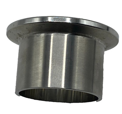 Dockweiler 1.5'' Sanitary Weld Ferrule ASME BPE SF4 316L Stainless 38.10x1.65mm