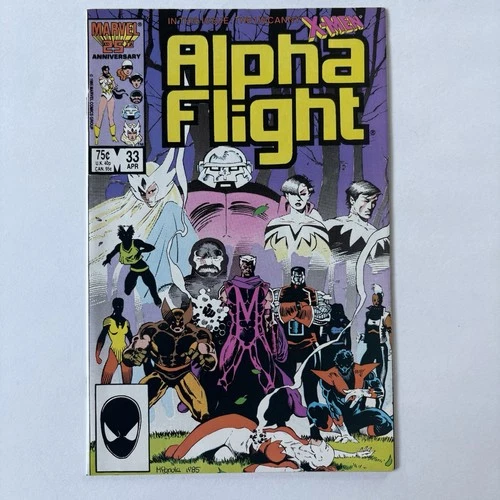 Alpha Flight #33 Marvel Comics 1983 1st Lady Deathstrike VF Very Fine