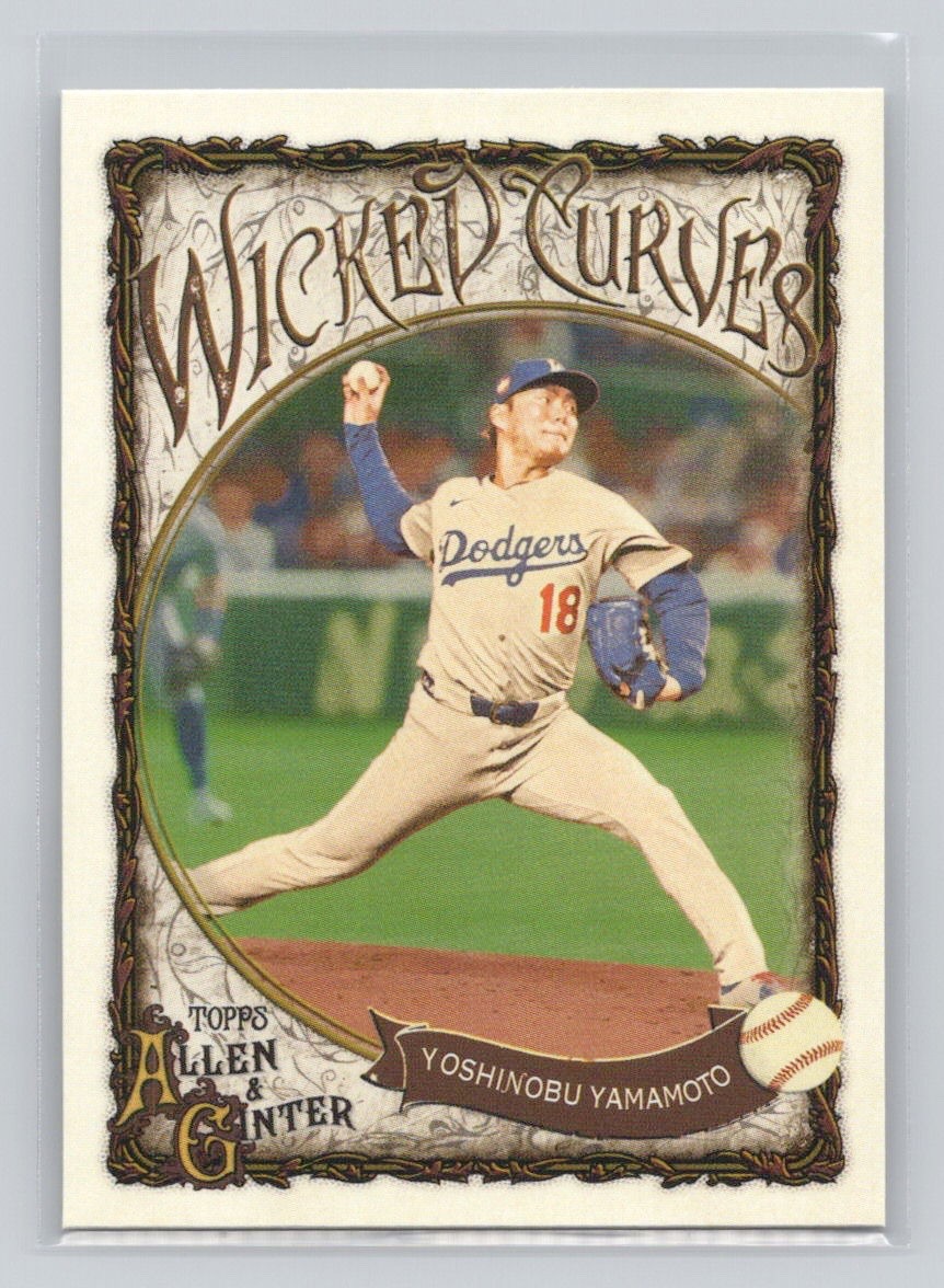 Yoshinobu Yamamoto 2025 Topps Allen & Ginter Baseball Wicked