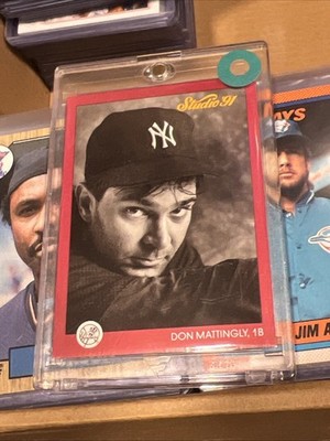 1991 Studio - Don Mattingly #97 Perfect for PSA (MINT CONDITION) Yankees