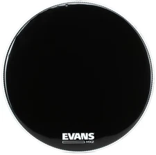 Evans MX2 Black Marching Bass Drumhead - 28 inch
