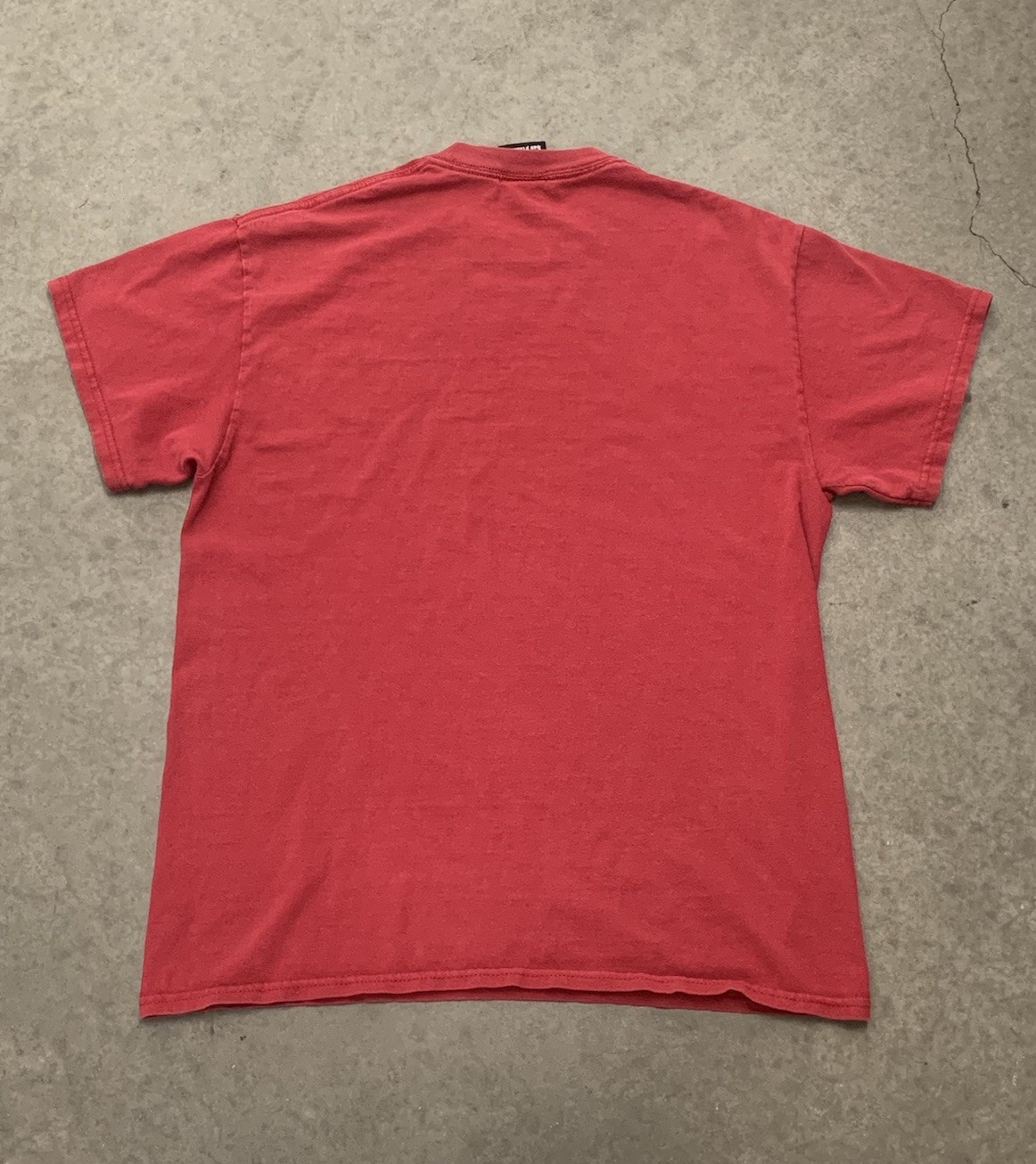 Thrasher Magazine T Shirt Size Medium Deep Red Maroon Blue Letters Skateboarding