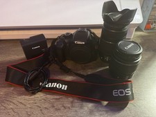 Canon EOS Rebel T3 Camera with 18-55mm lens and 55-250mm lens