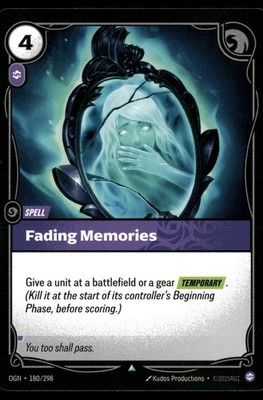 Fading Memories 180/298 LP-NM Riftbound Origins