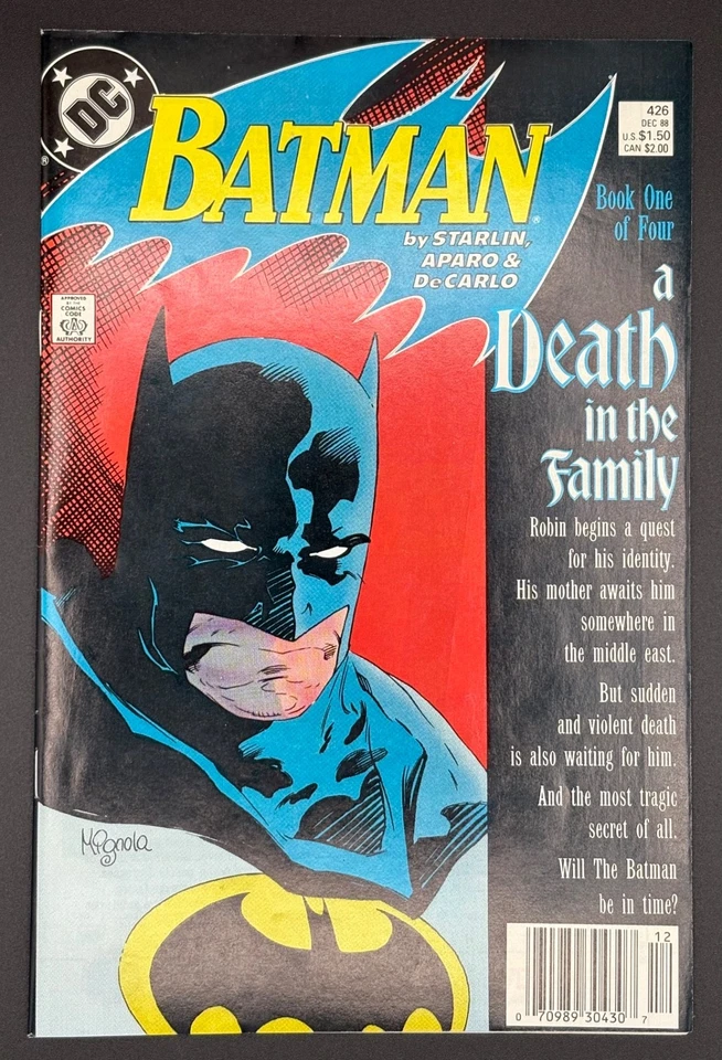 Batman #426 - 429: A Death in the Family Parts 1-4 FN/VF - Image 1 of 4