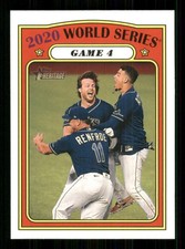 2021 Topps Heritage #28 Game 4 WS HL Tampa Bay Rays TW4093