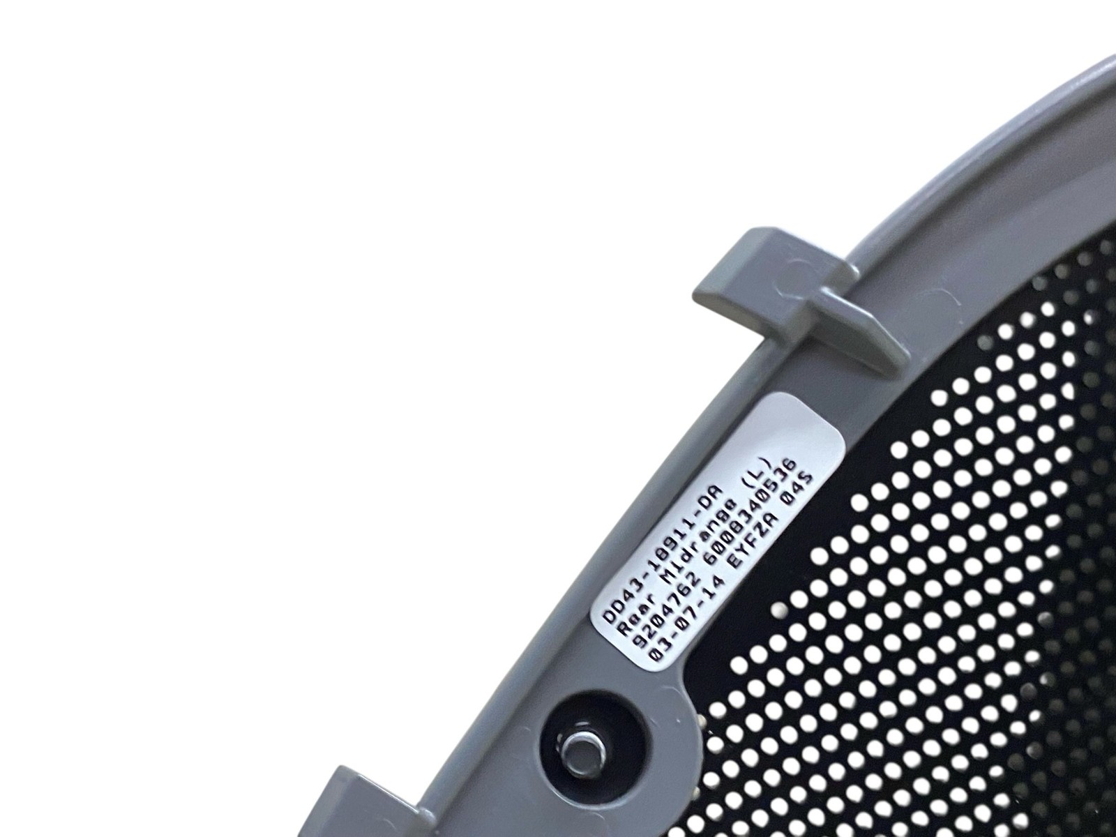 2015 ASTON MARTIN RAPIDE RIGHT REAR DOOR UPPER B&O SPEAKER GRILLE COVER PANEL