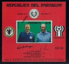 P5037 - PARAGUAY , M BL 269 OVERPRINT MUESTRA