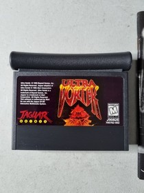 Ultra Vortek (Atari Jaguar, 1995) Cartridge & Manual - Tested