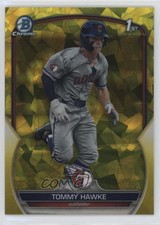 2023 Bowman Chrome Draft Sapphire Edition Yellow 63/75 Tommy Hawke #BDC-141 0c6