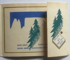 Hotel Città e Caffé Grande Italia Bolzano 1934 greeting card - Imperial 20c