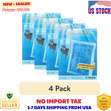 4 pack Aqua-Tech EZ-Change Aquarium Filter Cartridge for 10-20G Filters, 3pk