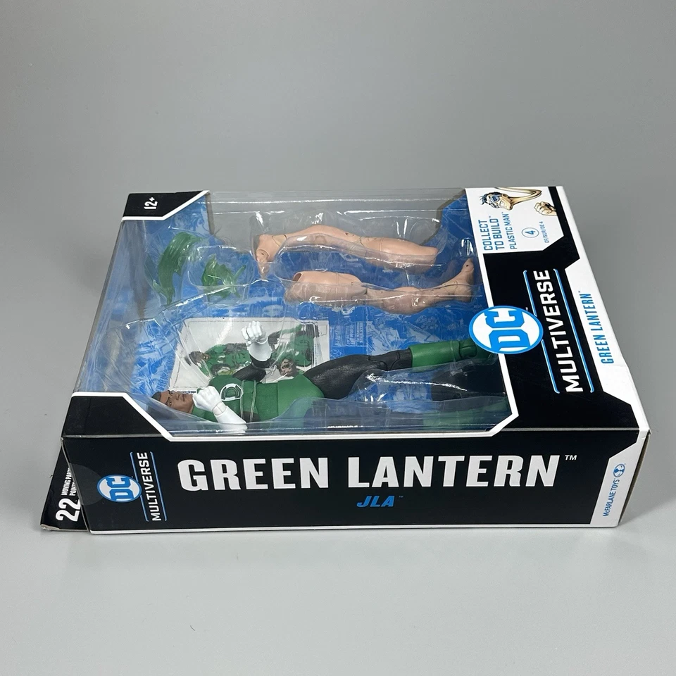 McFarlane DC Multiverse Green Lantern John Stewart JLA 7" Figure Plastic Man BAF - Image 4 of 4