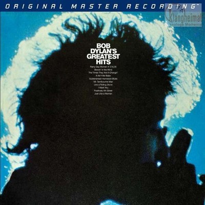 Mobile Fidelity Sound Lab: Bob Dylan's Greatest Hits 2LP 180g 45 rpm Vinyl