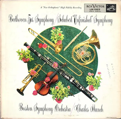 LP Beethoven / Schubert 5th Symphony / Unfinished Symphony RED SEAL / MONO
