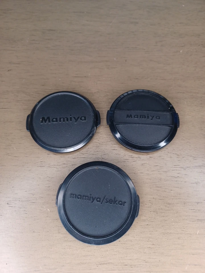 3x  OEM Mamiya 58mm Front Lens Cap Genuine Lot Of 3  - Image 2 of 4