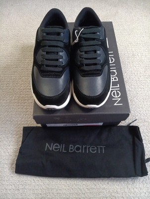 Neil Barrett Brand New With Box Urban Runner Shoes Womens EU35 Or US5 Black
