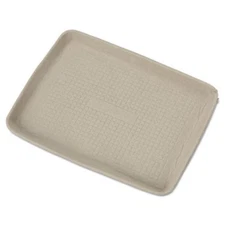 Huhtamaki TUG Strongholder Molded Fiber Food Trays, 9 X 12 X 1, Beige,
