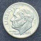 1959 D Roosevelt Dime Silver Circulated Uncertified US Coin
