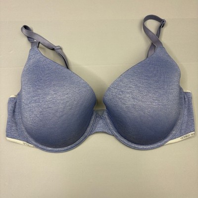 Victoria Secret Bra 34D Uplift Semi Demi Underwire Adjustable Convertible Strap