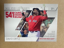 David Ortiz ~ 2017 Topps Major League Milestones #MLM-20 Boston Red Sox