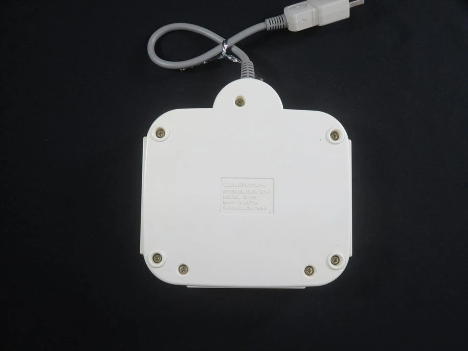 Sega Saturn bomberman sbom multi tap gray 7 controller Japan SS game tested jpn - Image 4 of 4