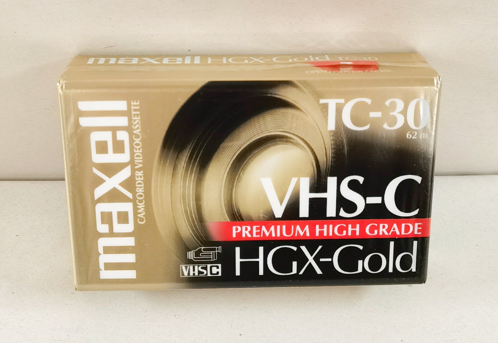 Maxell Camcorder Video Tapes VHS-C TC-30 HGX Gold Premium High Grade-image