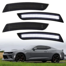 For 2016-2023 Chevy Camaro LS LT SS ZL1 Front Rear 4PCS LED Side Marker Lights