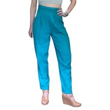 VTG Teal High Waisted Pants Teal
