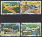 AUSTRALIA 1980 AIRCRAFT SET OF (4) MNH