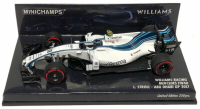 1:43 Williams FW40 L. Stroll Abu Dhabi GP 2017 MINICHAMPS 1:43 Williams FW40 L. Stroll Abu Dhabi GP 2017 MINICHAMPS