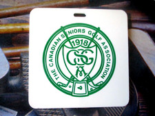 vtg - PGA Golf Bag Tag - CANADIAN SENIORS GOLF ASSOCIATION - 1994 Tournament