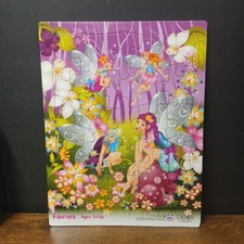 Fairies 25 Piece Tray Puzzle 2012, Made in USA by Patch Products, Ages 3 & Up