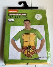 Nickelodeon Ninja Turtle Adult Costume Shirt Sz: S/M NWT