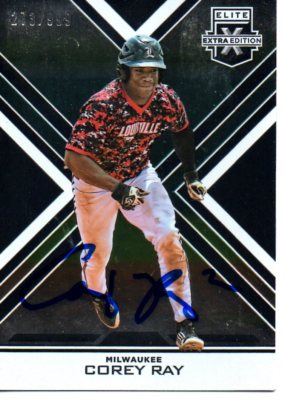 Corey Ray Louisville Cardinals 2016 Panini Elite Signed Card | eBay