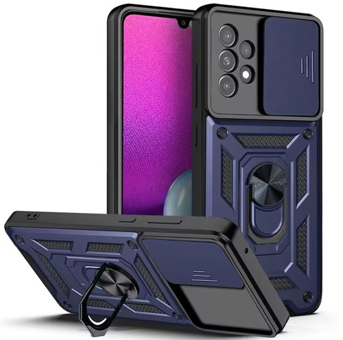 Custodia per Samsung Galaxy S22 Ultra,S22 Plus,S22 anello magnetico armatura antiurto - Foto 40 di 41